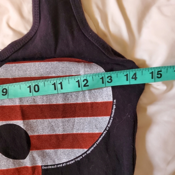 Women's Black Bodysuit with American Flag Design - Picture 5 of 6